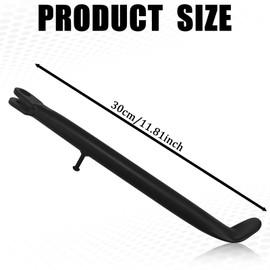 MLAHUIER Dirt Bike Stand with Spring,Motorcycle Side Kickstand,11.8inch Mini Bike Kick Stand Replacement Parts for Dirt Pit Bike 70cc 90cc 110cc 125cc 138cc 140cc 150cc 200cc, Dirtbike Frame Accessory