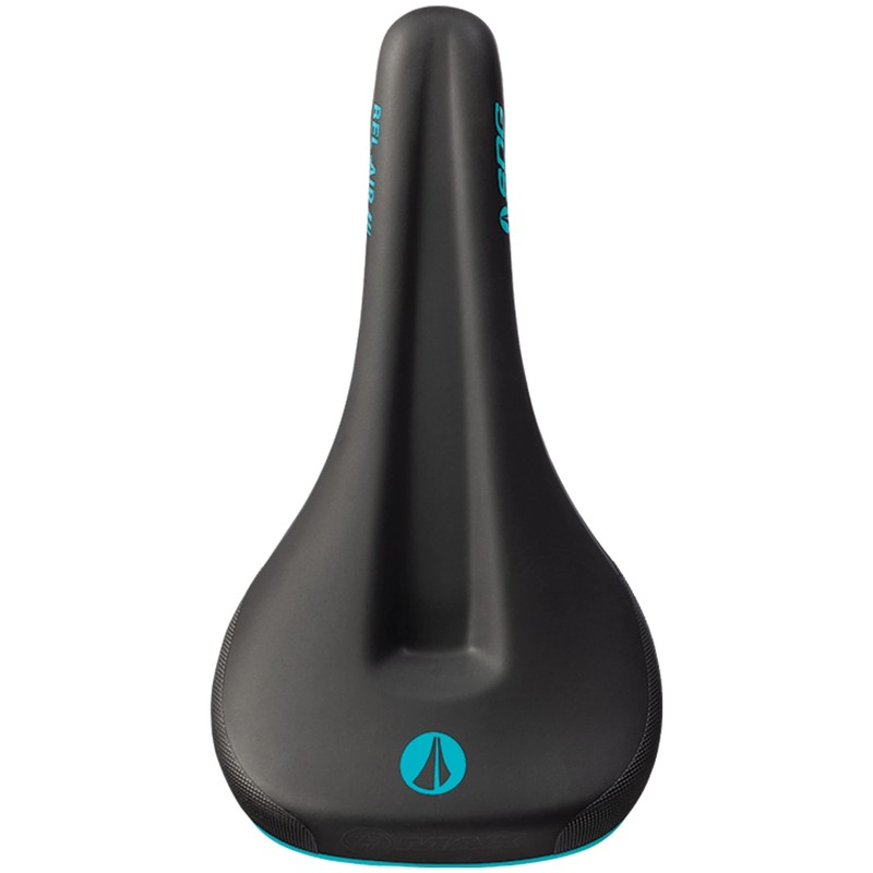 BEL AIR 3.0 MAX LUX-ALLOY RAIL SADDLE Black Microfibre Top/Turquiose