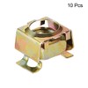 sourcing map M12 Cage Nuts for Server Rack Cabinet Carbon