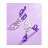 Eyelash Curlers with Comb and Eyeliner Brushes,Light Purple