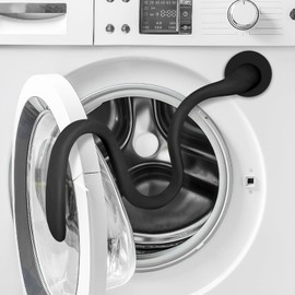 Washer Door Prop and Stopper Front Load Magnetic Washing Machine Door Holder, Adjustable Washer Dryer Door Stopper Keep Washer Door Open to Prevent Odors