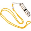 POPETPOP Metal Bird Training Whistle: Pigeon Whistle with Lanyard -