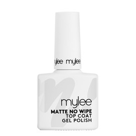 Mylee Nagellack Matte No-Wipe Überlack 10 ml, UV/LED, Soak-Off, Nagelkunst, Maniküre, Pediküre, für den professionellen Gebrauch, hält bis zu 2 Wochen, einfach anzubringen, kein Abblättern