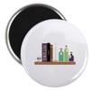 CafePress Potion Books Magnets 2.25" Round Magnet (10 pack)