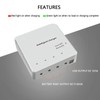 Intelligent Battery Charger with 4 Battery Ports 2 USB Ports
