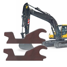 KUAFU Quick Attach Bucket Ears Attachment Compatible with John Deere 50D 50G 60D 60G Mini Excavator Quick Change Attach Bucket Ears