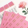Erilano Pink Bible Tabs for Women - 80 Gold Foil
