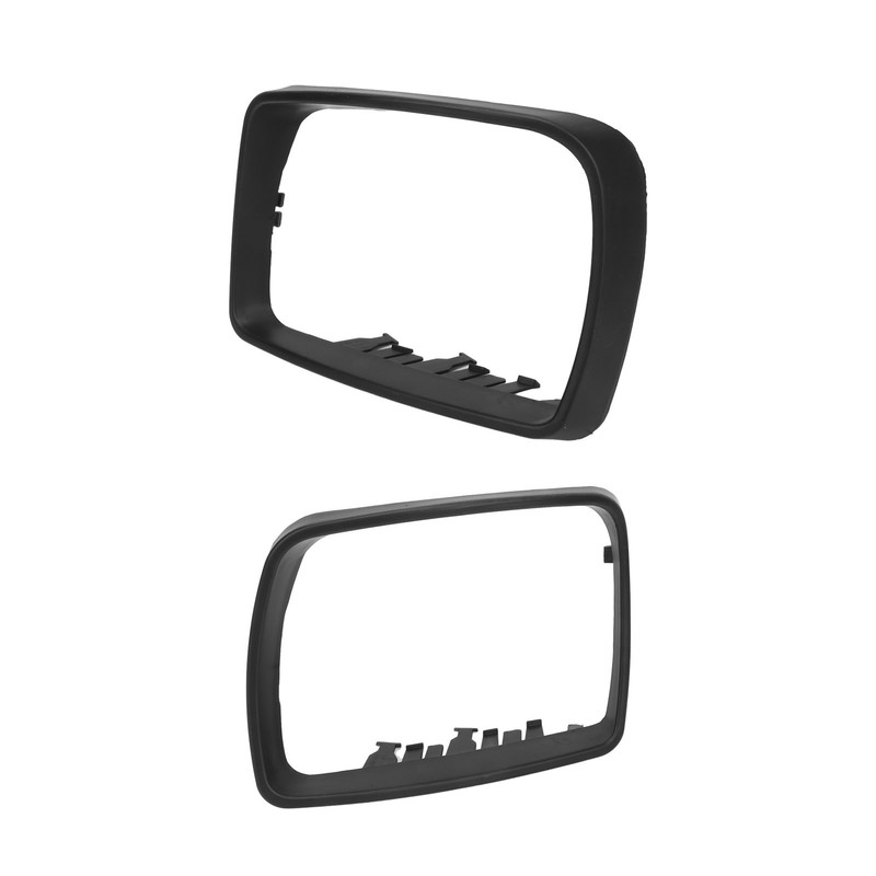 2PCS Car Rearview Mirror Frame Left Right Impact Resistant Protective