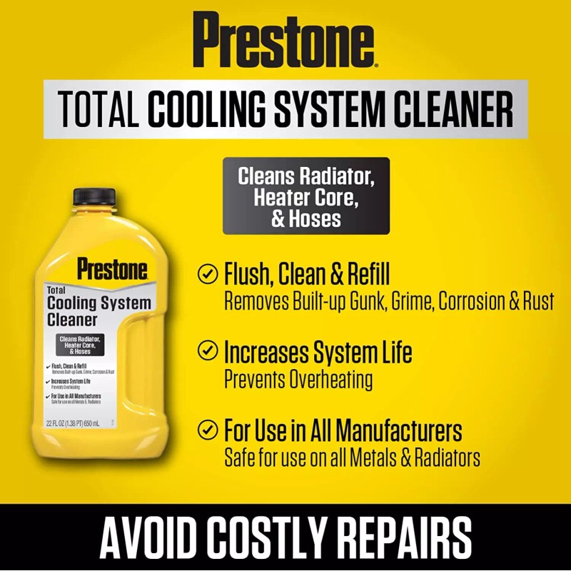 Prestone AS105 Total Cooling System Cleaner f/ Radiator Heater Core