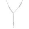 Milan Chiva Y Shaped Gold Necklaces for Women 18K White