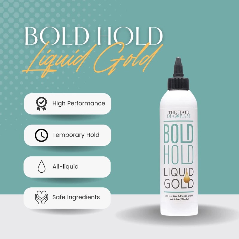 The Hair Diagram Bold Hold Liquid Gold Reloaded - Glueless