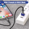 Usb 3.1 Type C Female To Usb 3.0 Male Adapter