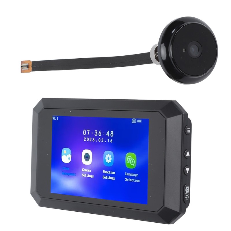 3.97 Inch Smart Door Viewer Motion Detection 1080P Imaging 135