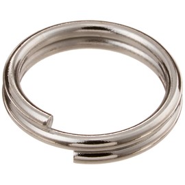 Nissa Chain P-835 Stainless Steel Double Ring, 0.4 x 3.9 inches (1.2 x 10 mm), Reference Load Capacity: 4.4 lbs (2 kg), 40 Pieces