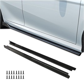 Axinda Side Skirts Extensions for Toyota Camry LE SE XSE XLE 2018 19 20 21 22 23 24 2025, Rocker Panels Guard Pair, ABS Plastic, Exterior Accessories, 2 PCS (Side Skirts 2018-2025-Glossy Black)