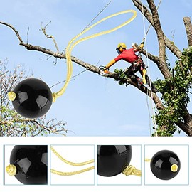 Keenso Tree Climbing Ball Rope, Wear-resisatant Arborist Retriever Ball Durable Tree Climbing Ball for Tree Work Friction Saver Retriever Ball