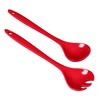 KUHN RIKON 24293 Salad Servers (Red/Dark Red), Plastic, 28 x