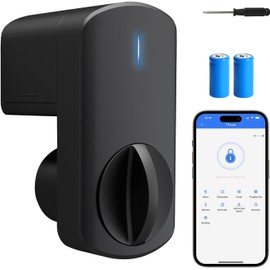 Smart Lock C93, Keyless Entry Door Lock with Battery, Smart Door Lock Front Door, Electronic Smart Deadbolt, Alexa and Google Home, Great for Airbnbs, Vacation Rentals and More