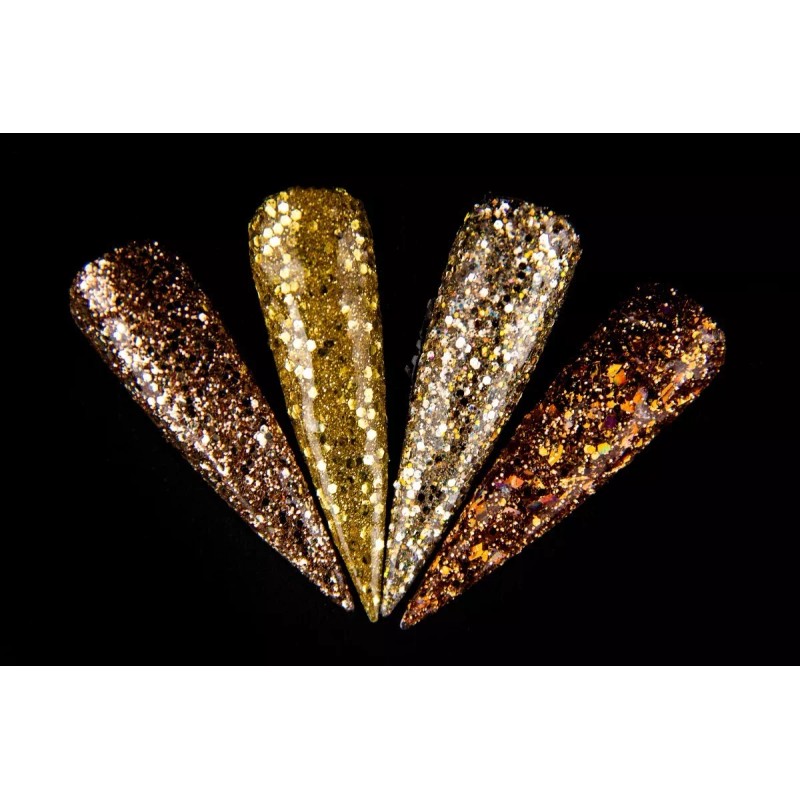 Nail Factory Polvo Acrílico Oh My Love & Goldness Collection
