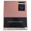 Rapport Home Rapport Easycare Non-Iron Housewife Pillowcase Pair (2-Pack), Pink,