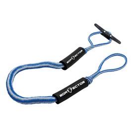 Extreme Max 3006.3243 BoatTector Bungee Dock Line Value 4-Pack - 4', Blue/White