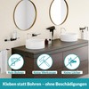 White Stone Bathroom Shelf