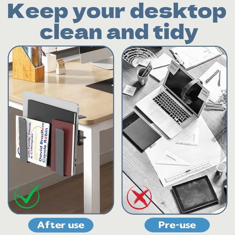ZDL Adjustable Desk Side Laptop Holder, Desk Side Hanging Laptop