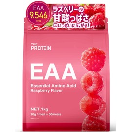 Zapro EAA Powder (Raspberry Flavor) 1kg Domestically Manufactured Essential Amino Acids, Citric Acid, Glutamine, Carnitine Unisex THE PROTEIN (Za Protein) Takeuchi Seiyaku