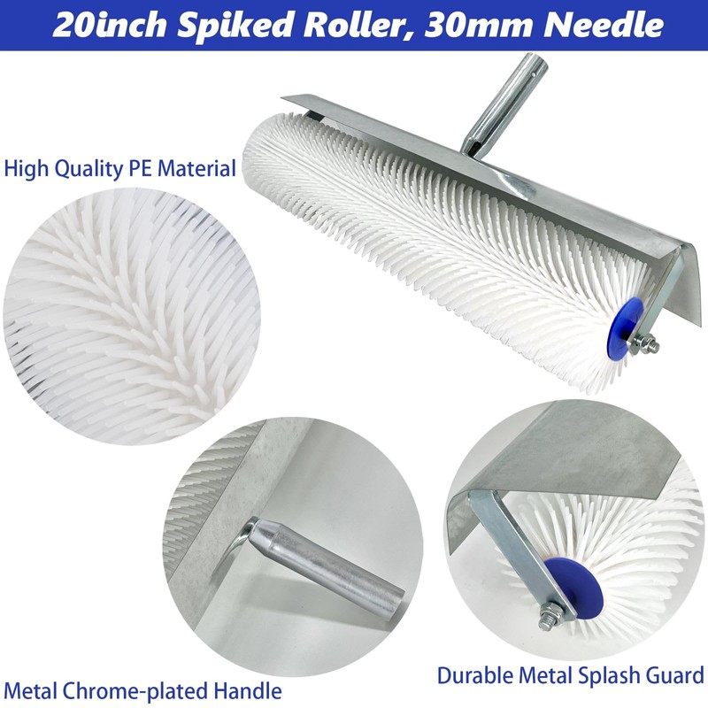 Self Leveling Tools Kit Spiked Roller 20 in 9 inch