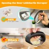 Garlic Press Rocker Heavy Duty Stainless Steel Garlic Mincer Garlic