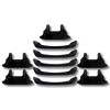 TAGATORON 5pcs Front Bumper + 5pcs Rear Brake Bumper Set