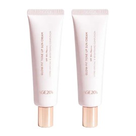 AGE2WENNESS Age to Wenness Glow Fit Tone-Up Sun Cream 50ml (2 packs) / 에이지투웨니스 글로우핏 톤업 선크림 50ml 2개