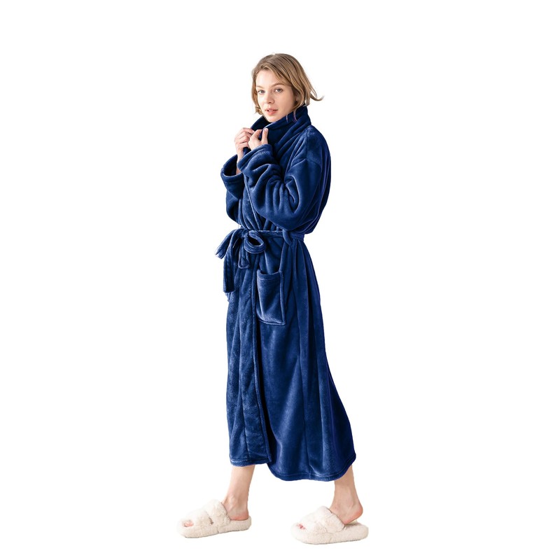 KORBLISS Robes for Women – Premium Plush Fleece Long Bathrobe