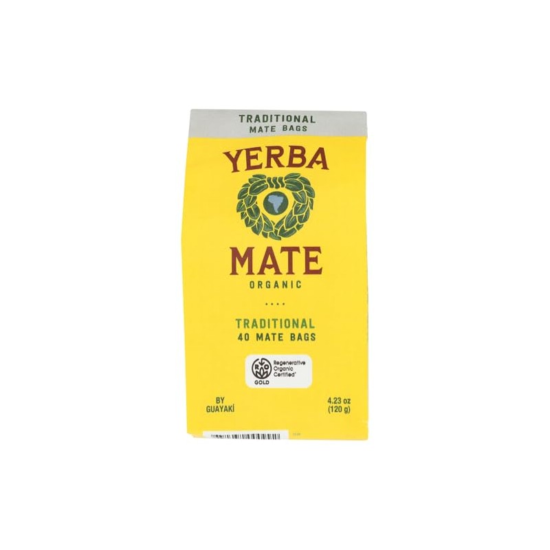 Yerba Madre Organic Yerba Mate Sachets, 40 CT