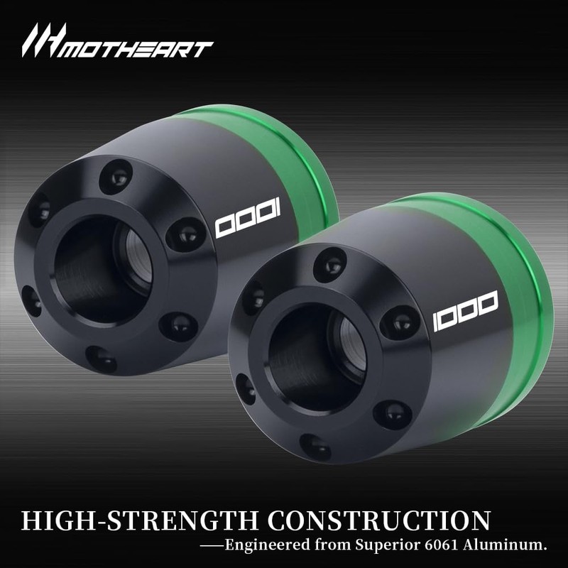 MotHeart Motorcycle Bar End Slider for Ninja 1000 2011-2019 Ninja