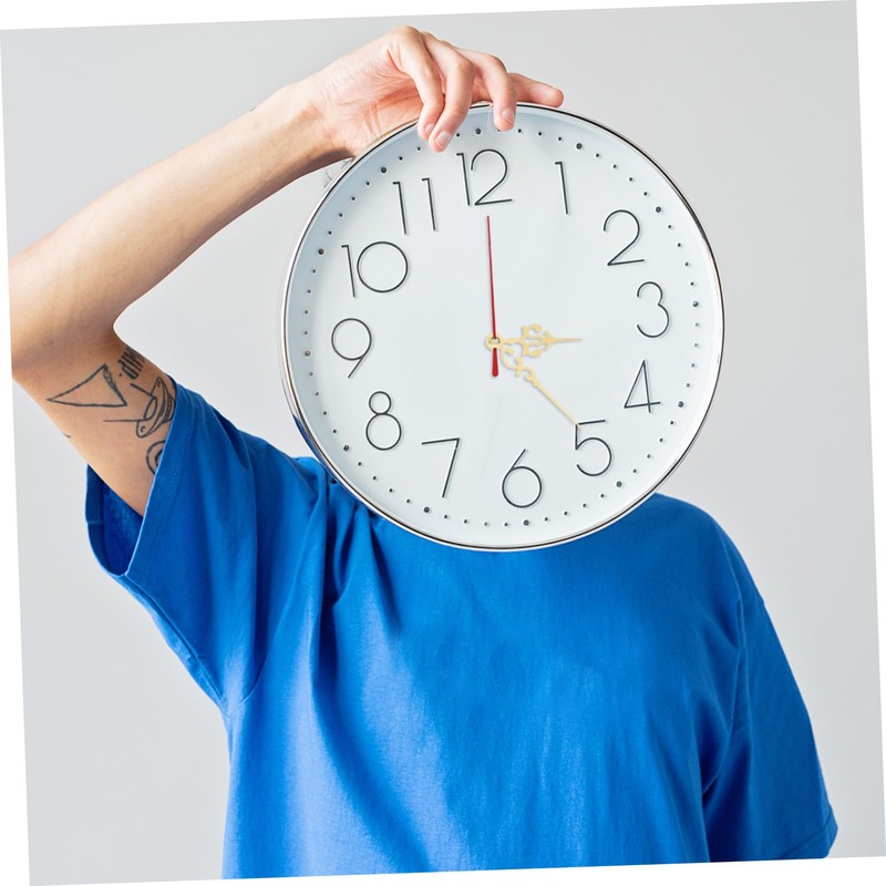 WOONEKY DIY Wall Clock Mechanism Replacement Set 15-20cm Clock Movement