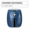 Crux 3.7QT Manual Air Fryer, Faster Pre-Heat, No-Oil Frying, Fast