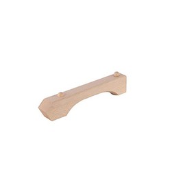 eliga Door Handle for Exterior Made of Beech Wood Natural