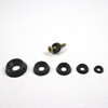 Ajile Plastic Countersunk Washer Rosette Made of Polyamide Black for