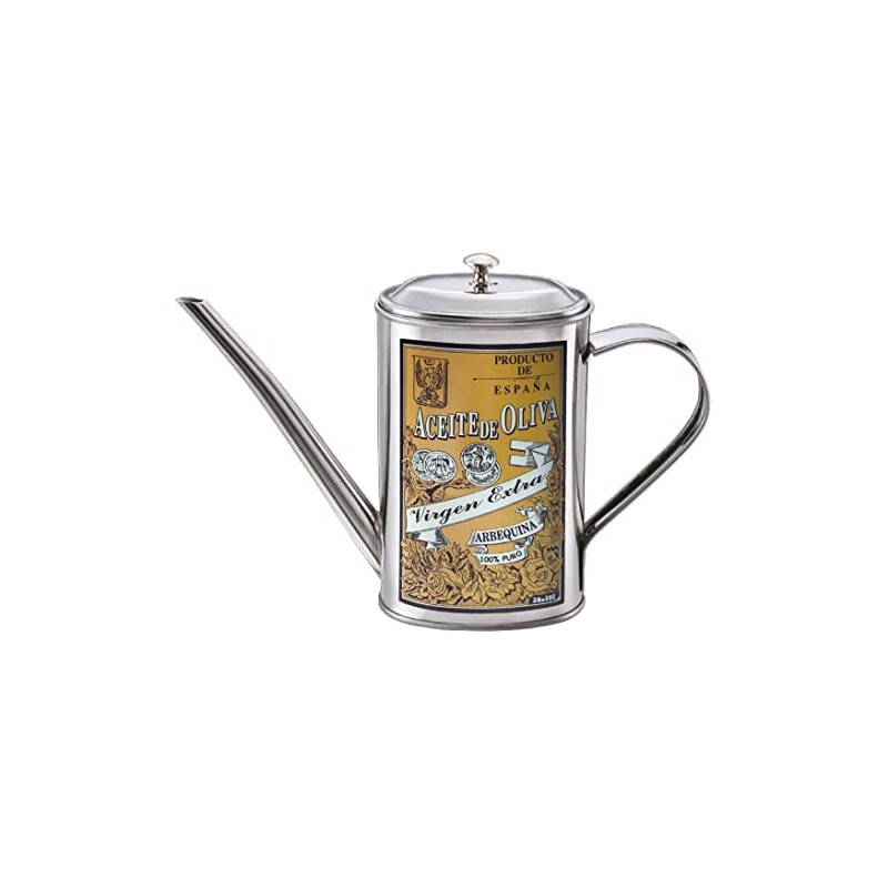 IBILI - 705105 - Arbequina Olive Oil Dispenser, Silver, 23
