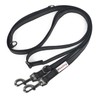 Wisedog 3 m Black Double Ended Rubberised Dog Lead Lightweight