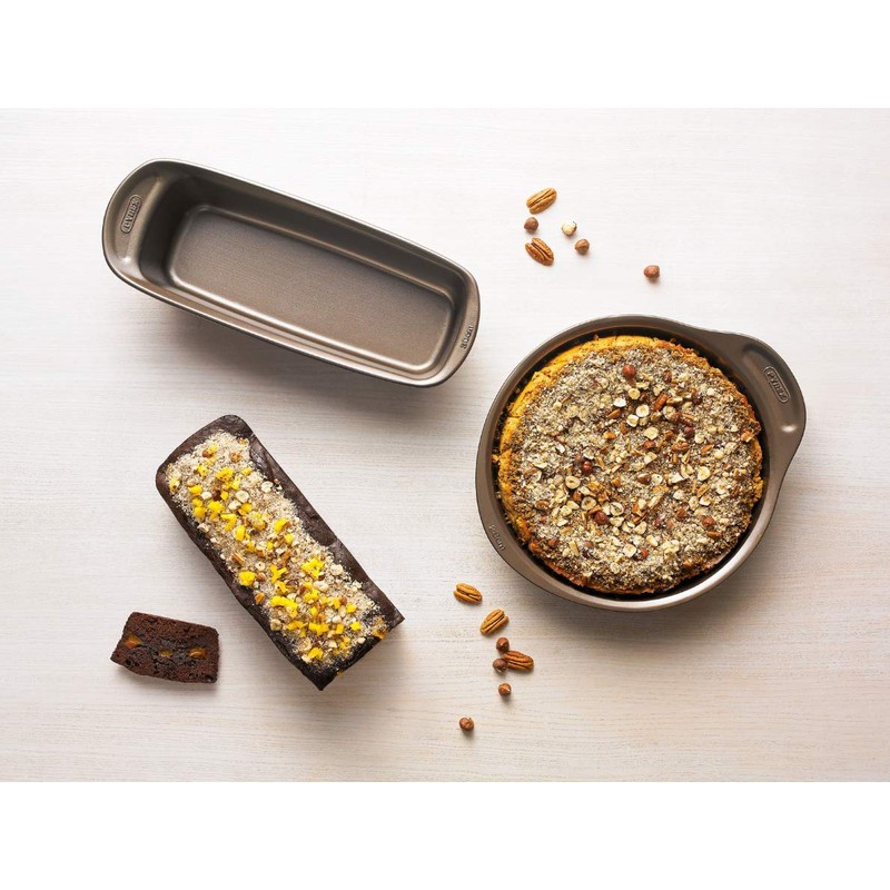 Pyrex asimetriA Metal Easy-Grip Loaf pan 26 cm, Brown, 1