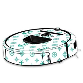 MightySkins Skin Compatible With iRobot Roomba i7 Robot Vacuum - Teal Designer | Protective, Durable, and Unique Vinyl Decal wrap cover | Easy To Apply, Remove, and Change Styles | Made in the USA