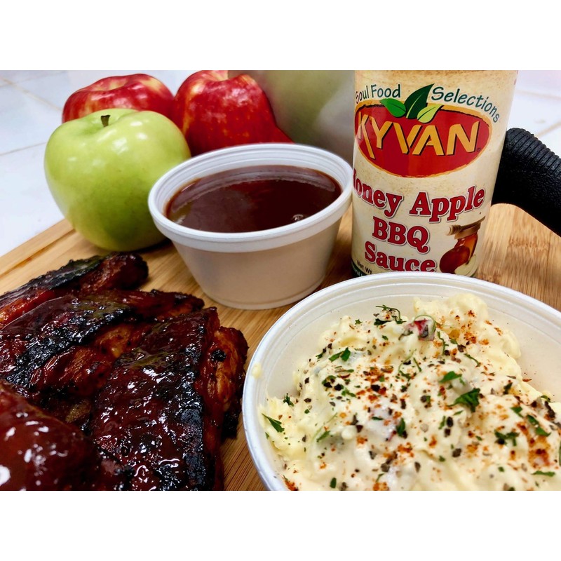 Kyvan Foods, Honey Apple BBQ Sauce, 15 Oz