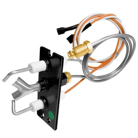 Behonor 2090-012 Pilot Assembly Natural Gas Replacement SRV2090-012 2198-012 Compatible with Heat & Glo Heatilator Quadrafire Majestic Fireplaces