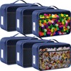 Abbylike 6 Pack Toy Storage Bag Bricks Building Set Car