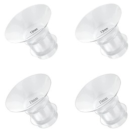 Insertos de brida de 13 mm, 15 mm para Medela, escudos/bridas Spectra de 24 mm, compatible con TSRETE, CPPSLEE, Momcozy S9Pro/S9/S12Pro/S12, reduce el túnel de pezón de 24 mm hasta 4 piezas