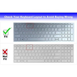 Colorful Keyboard Cover for HP Pavilion & HP 17.3" Laptop 17t 17z 17-cn 17-cp Series 17z-cp200/cp300 17t-cn300 17t-cn000/cn200 17-cp3005dx 17-cp3055cl 17-cn2083dx 17-cn3003dx 17-cn4153cl 17-cn4065cl