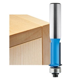 ROCKLER Flush Trim V-Groove Router Bit - 1/2" Dia x 1" H x 1/4" Shank