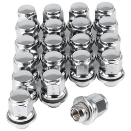 ECCPP M12x1.25 Wheel Lug Nuts 20pcs Chrome Lug Nuts 1.5"(38mm) Tall fit for 2004-2022 for Nissan TITAN 2012-2013 for Nissan Urvan 2000-2015 for Nissan Xterra